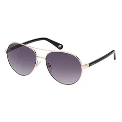 Kính Mát Unisex Guess GU5213-28B-56 Sunglasses Màu Xám Đen