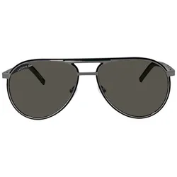 Kính Mát Unisex Lacoste L193S 035 58 Grey Aviator Sunglasses Màu Xám