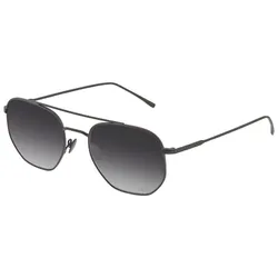 Kính Mát Unisex Lacoste Grey Gardient Aviator Sunglasses L210S 001 54 Màu Đen Xám