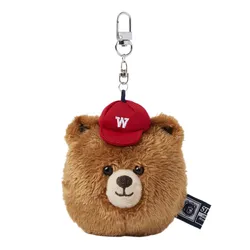 Móc Khóa WHOAU Steve Bag Mini Pouch Màu Đỏ