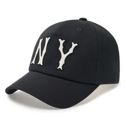 Mũ MLB Basic Coopers Washing Unstructured Ball Cap New York Yankees 3ACPC024N-50BKS Màu Đen