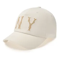 Mũ MLB Basic Coopers Washing Unstructured Ball Cap New York Yankees 3ACPC024N-50CRM Màu Trắng Ngà