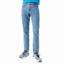 Quần Jean Nam Lacoste Men's Slim Fit Stretch Cotton Denim HH2704 MKU Màu Xanh Denim Size 30