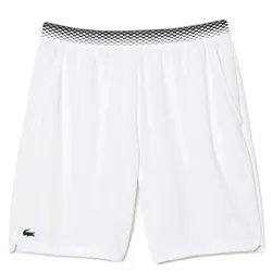 Quần Short Nam Lacoste Tennis X Daniil Medvedev Mesh White GH5209 001 Màu Trắng Size 3