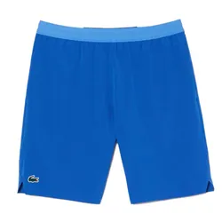 Quần Short Nam Lacoste Tennis x Novak Djokovic Taffeta Shorts GH5219 KXB Màu Xanh Blue Size 3
