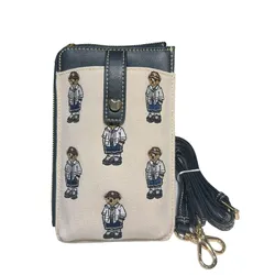 Túi Đeo Chéo Mini Nữ TTWN BEAR TT2471 TT2499 Màu Kem/Đen