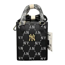 Túi Đeo Chéo MLB Kids Diamond Monogram Tote Bag  New York Yankees 7ACRMDB4N-50BKS Màu Đen