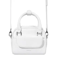 Túi Đeo Chéo Nữ Stand Oil Chubby Bag Tiny Màu Trắng