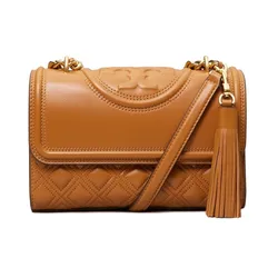 Túi Đeo Chéo Nữ Tory Burch Small Fleming Convertible Leather Shoulder Bag 75576 Kobicha Màu Nâu