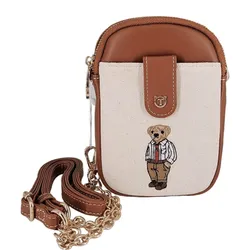 Túi Đeo Chéo Nữ TTWN BEAR TT2451 TT2435 Màu Be/Nâu