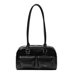 Túi Đeo Vai Nữ Stand Oil Chubby Bag Black Màu Đen