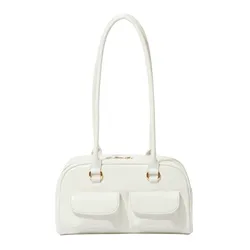 Túi Đeo Vai Nữ Stand Oil Chubby Bag White Màu Trắng