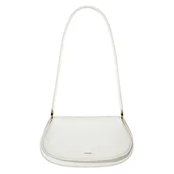 Túi Đeo Vai Nữ Stand Oil Clam Shoulder Bag  Màu Trắng