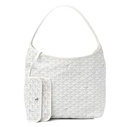 Túi Tote Nữ Goyard Bohemme Hobo White Bag Màu Trắng (Kèm Túi Nhỏ)