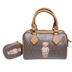 Túi Trống Nữ TTWN BEAR TN3386 Màu Nâu