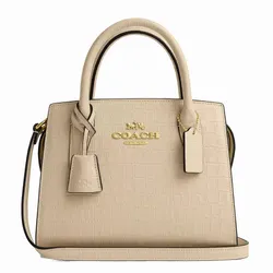 Túi Xách Nữ Coach Andrea Carryall Bag Gold/Ivory CR105 Màu Be