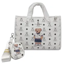 Túi Xách Tay Nữ TTWN BEAR TN3601 Màu Trắng