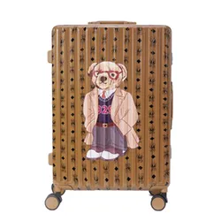 Vali Nữ TTWN BEAR TN7039 13730 Màu Nâu Khaki Size 24inch