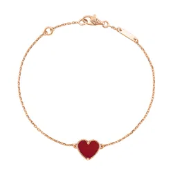 Vòng Đeo Tay Nữ Van Cleef & Arpels Sweet Hearts Bracelet VCARN59L00 Màu Vàng Hồng