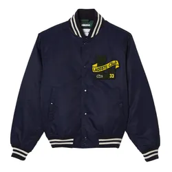 Áo Khoác Lacoste Print Back Teddy Jacket BH0112 Màu Xanh Navy Size XXS