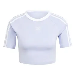 Áo Phông Nữ Adidas T-shirt 3 Stripes Baby Tee IP0658 Màu Tím Size XS