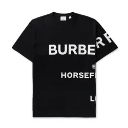 Áo Phông Nam Burberry Horseferry Print T-Shirt Màu Đen Size S