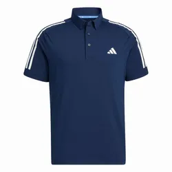 Áo Polo Nam Adidas Three Stripes Short Sleeved Stretch Button Down HT6863 Màu Navy Size L
