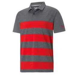 Áo Polo Nam Puma Golf Short Sleeve With Logo Embroidery 599113-07 Màu Xám Size M