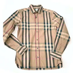 Áo Sơ Mi Nam Burberry Vintage Check Shirt 80734001 Màu Beige Size XS