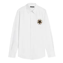 Áo Sơ Mi Nam Dolce & Gabbana D&G Gold G5EN0Z Màu Trắng Size 39