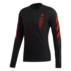 Áo Thun Dài Tay Nam Adidas Fast Graphic Tee T-Shirt FJ5000 Màu Đen Size S