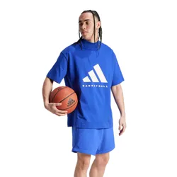 Bộ Quần Áo Cộc Tay Adidas Jersey Cotton One Basketball IX1967 Màu Xanh Coban Size S