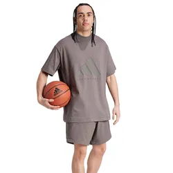 Bộ Quần Áo Cộc Tay Adidas Jersey Cotton One Basketball IX1970 Màu Tím Than Size S