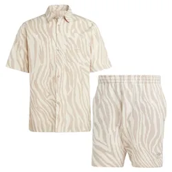 Bộ Quần Áo Cộc Tay Nam Adidas Men's Graphics Animal IL5198/IJ5601 Màu Be Size XL