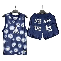 Bộ Thể Thao Nam Nike JA Dri-Fit DNA Basketball FN2978-085/FN2976-410 Màu Xanh Navy Size S