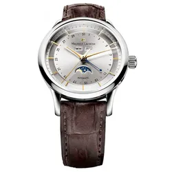 Đồng Hồ Nam Maurice Lacroix Les Classiques LC6068-SS001-132 Màu Nâu Bạc