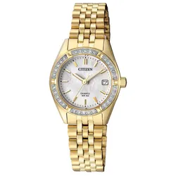 Đồng Hồ Nữ Citizen Quartz Gold Watch EU6062-50D Màu Vàng Trắng