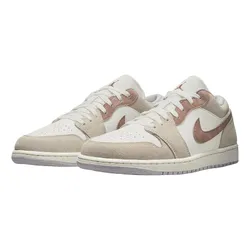 Giày Thể Thao Nam Nike Air Jordan 1 LOW SE HF1567-200 Màu Trắng Nâu Size 41