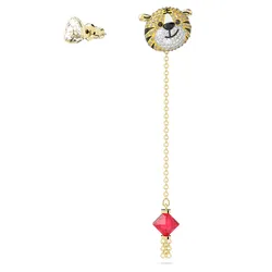 Khuyên Tai Nữ Swarovski Zodiac Tiger Drop Earrings 5620293 Màu Vàng Gold