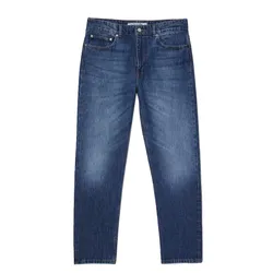 Quần Jean Nam Lacoste Men's Tapered Fit Denim Blue Trousers HH1763 MK9 Màu Xanh Denim Size 44