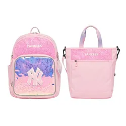 Set Balo + Túi Xách Trẻ Em MLB Shiny Backpack Set 7FBK0033N-50PKL Màu Hồng