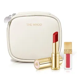 Set Son Dưỡng Môi Whoo Glow Lip Balm Special Wine red 3 Món