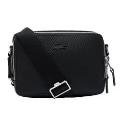 Túi Đeo Chéo Lacoste Chantaco Leather Mini Satchel NU4393CE 000 Màu Đen