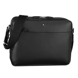 Túi Đeo Chéo Nam Montblanc Meisterstuck Urban Zip Top Cross Body Bag Màu Đen