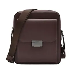 Túi Đeo Chéo Nam Pedro Henry Leather Sling Crossbody Dark Brown PM2-26320147-5 Màu Nâu Đậm