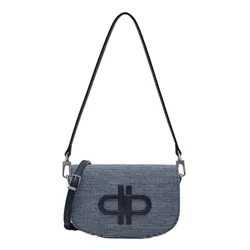 Túi Đeo Chéo Nữ Pedro Icon Fabric Shoulder Bag PW2-75210151-5 Màu Xanh Navy