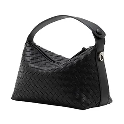 Túi Đeo Vai Nữ Pazzion Xyla Woven Leather Bag 6220BLK00M Màu Đen