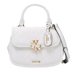 Túi Xách Nữ Lyn Gastonia Mini Top Handbags LL24FBF110 Màu Trắng