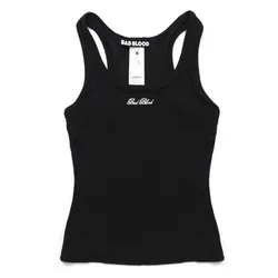 Áo Ba Lỗ Badblood Classic Logo Basic Tank Black Màu Đen Size S