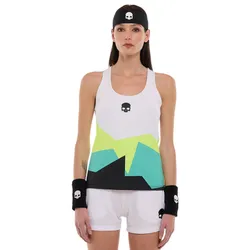 Áo Ba Lỗ Nữ Pickleball Hydrogen Mountains Tech Tank Top DK1005-L97 Màu Trắng Size M